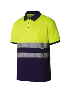 POLO ALGODÓN BICOLOR MC AV