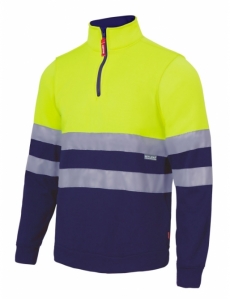 SUDADERA BICOLOR CREMALLERA AV