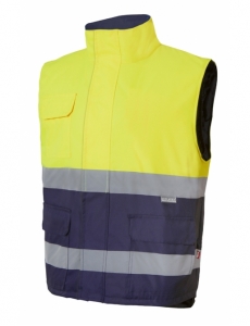 CHALECO ACOLCHADO BICOLOR AV